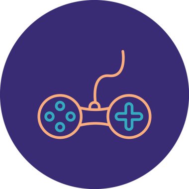 Oyun kolu. Web simgesi basit tasarım