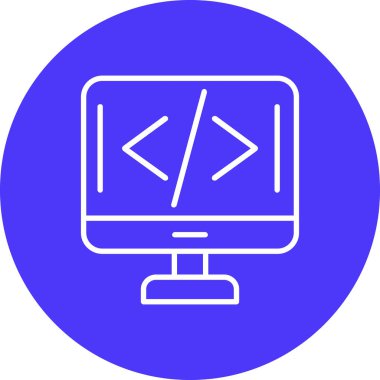 Modern simgenin vektör illüstrasyonu