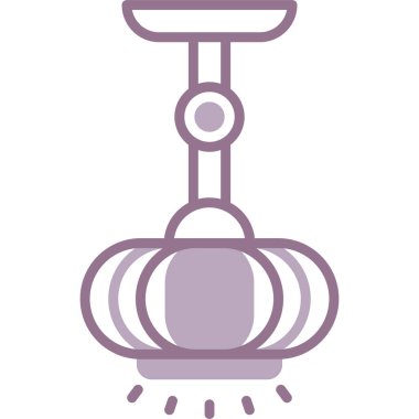 Duş. Web simgesi basit tasarım