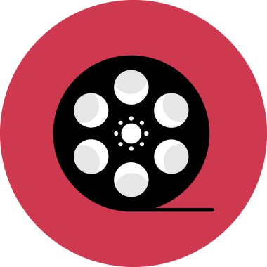 film simgesi vektör illüstrasyonu