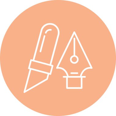 bıçak simgesi vektör illüstrasyonu