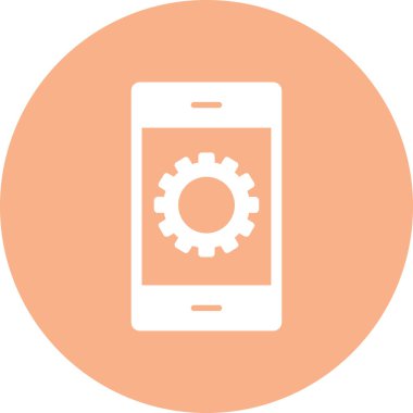 Smartphone Simgesi, vektör illüstrasyonu