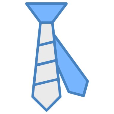 Kravat. Web simgesi basit illüstrasyon