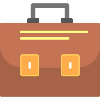 Çanta. Web simgesi basit illüstrasyon