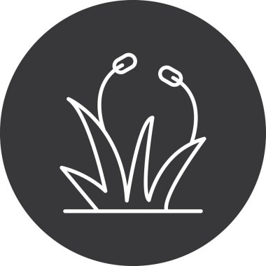 bitki simgesi vektör illüstrasyonu