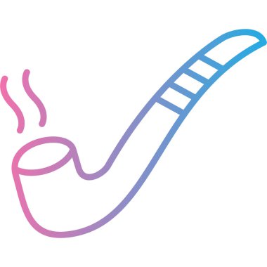 Sıcak içecek simgesi taslak biçiminde