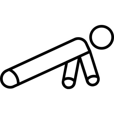 Beyzbol sopası simgesi, taslak biçimi