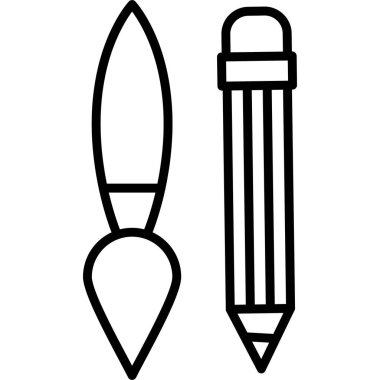 kalem simgesi vektör illüstrasyonu