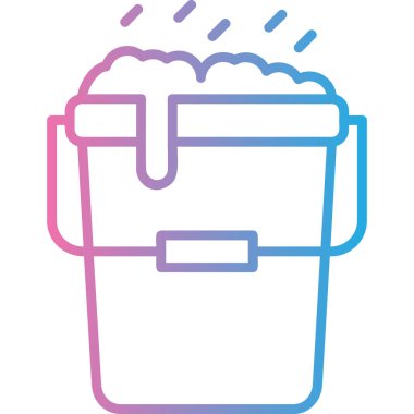 Kova kova simgesi taslak biçiminde