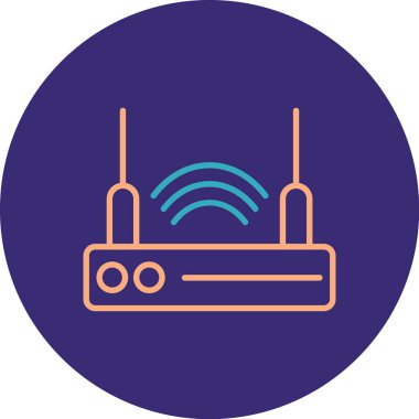 Radyo simgesinin vektör illüstrasyonu