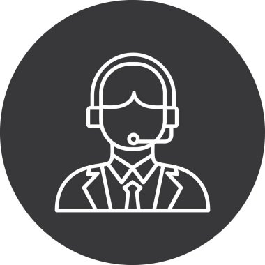 İş ve finans simgesinin vektör illüstrasyonu