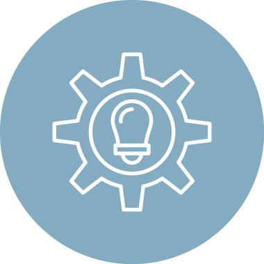 dişli simgesi vektör illüstrasyonu