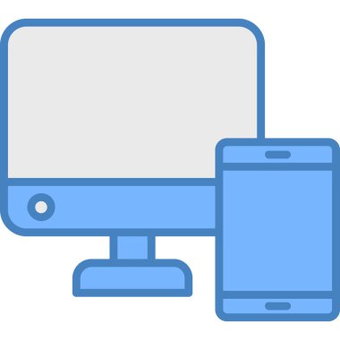 Bilgisayar. Web simgesi vektör illüstrasyonu