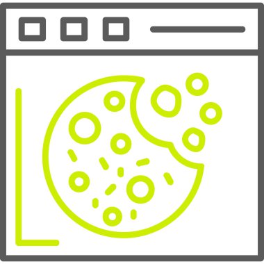 vektör yiyecek simgesinin