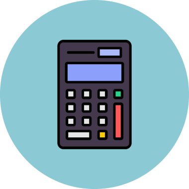 Ödeme terminali renk ana hatları vektörü