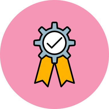 Ödül. Web simgesi basit illüstrasyon