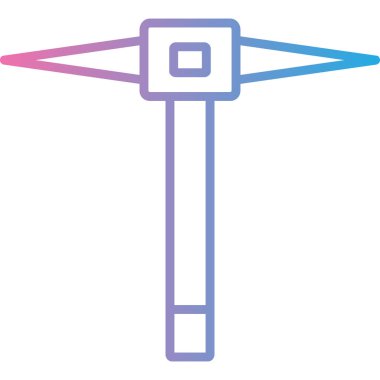 Tek bir izole edilmiş simgenin vektör illüstrasyonu