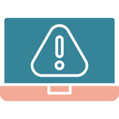 Bilgisayar. Web simgesi basit illüstrasyon