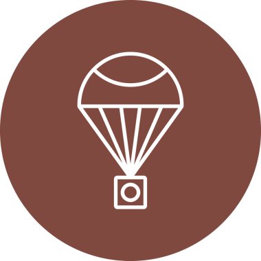 Hava balonu. basit tasarım vektörü