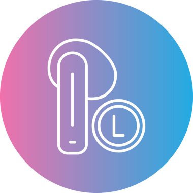 Saat simgesinin vektör illüstrasyonu