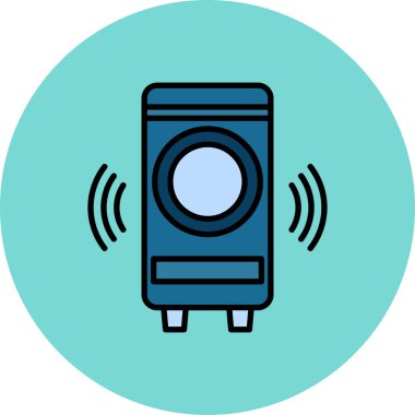 Modern bir simgenin vektör illüstrasyonu