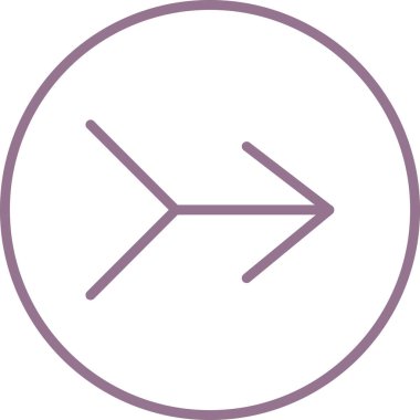 Ok. Web simgesi basit illüstrasyon