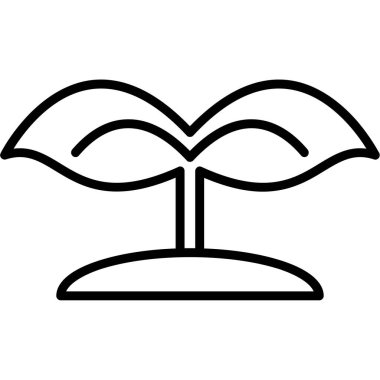 ağaç simgesi vektör illüstrasyonu