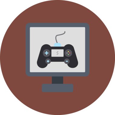 Oyun denetleyici vektör simgesi