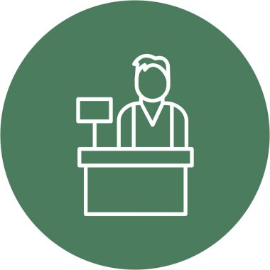 İş adamının vektör illüstrasyonu