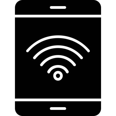 akıllı telefon simgesi vektör illüstrasyonu