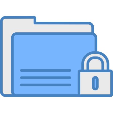 ikon vektör illüstrasyonunu kilitle