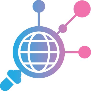 dünya simgesi vektör işareti