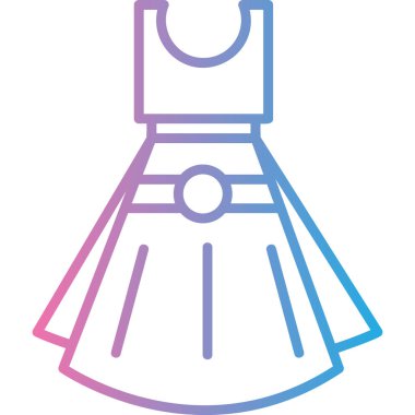 Gelinlik. Basit illüstrasyon