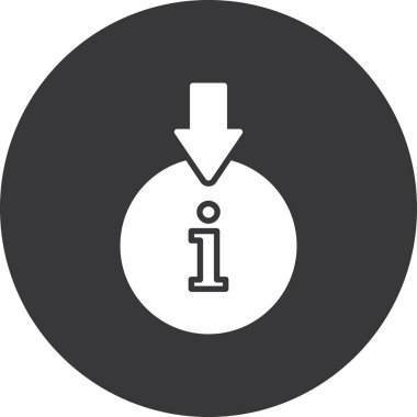 bir ses etiketi simgesi vektör çizim tasarımı