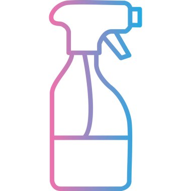 Temizlik spreyi ikonu. Web için basit temizlik vektör simgeleri çizimi