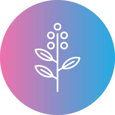 Bir çiçeğin vektör illüstrasyonu