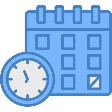 saat vektör simgesi modern basit tasarım illüstrasyonu