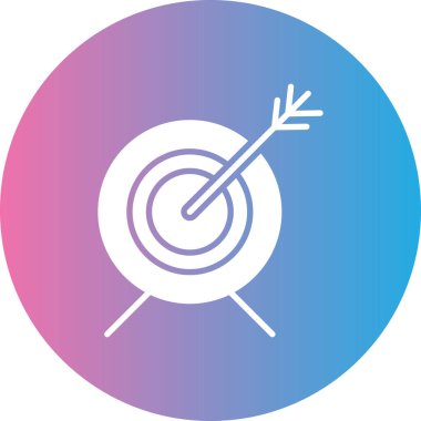 Hedef simgenin vektör illüstrasyonu