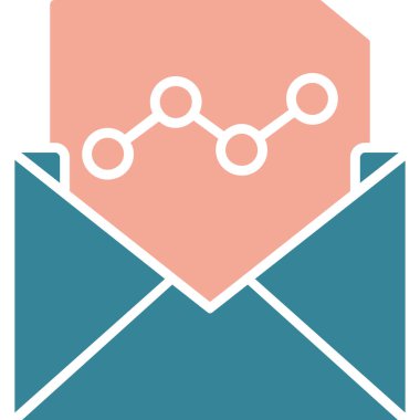 ileti ikonu vektör illüstrasyonu