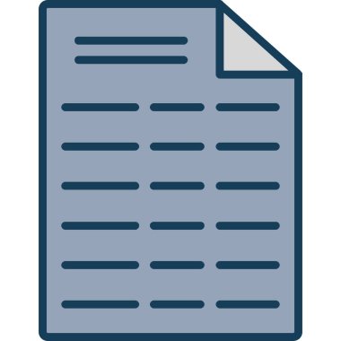 belge vektör simgesi modern illüstrasyon