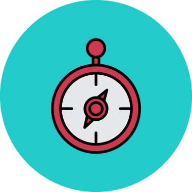 pusula simgesi modadan izole edilmiş arkaplan