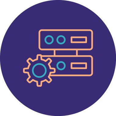 seo modern simgesinin vektör illüstrasyonu