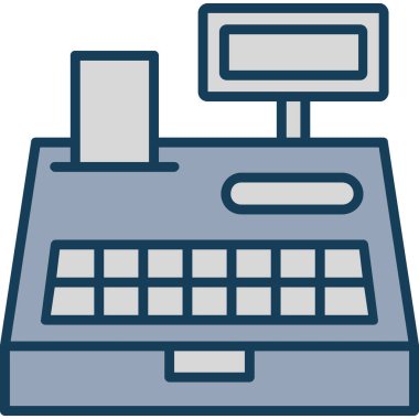 Bilgisayar klavyesi. Web simgesi basit tasarım