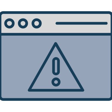 tarayıcı simgesi vektör illüstrasyonu