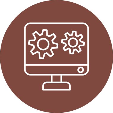 seo modern simgesinin vektör illüstrasyonu