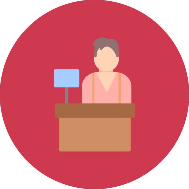 İş ve finans simgesinin vektör illüstrasyonu