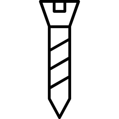 Tornavida. Web simgesi basit illüstrasyon