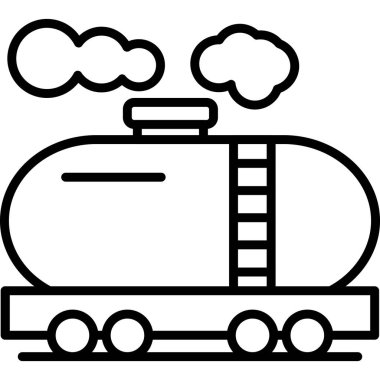 tren. Web simgesi basit illüstrasyon