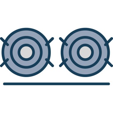 iki düğme vektör simgesi düzenlenebilir