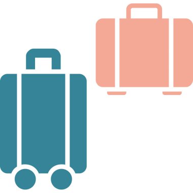 Bagaj simge vektör çizim